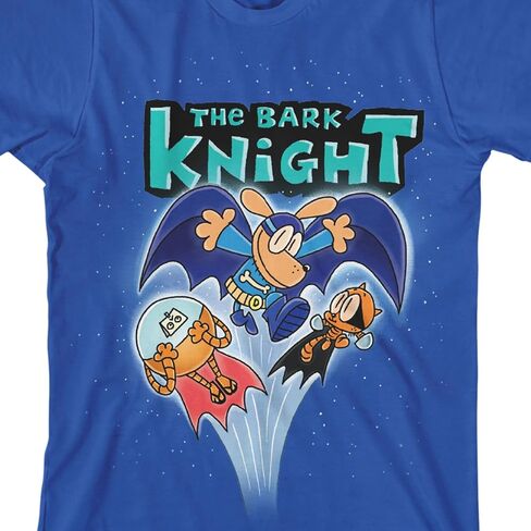 Dog Man The Bark Night Crew Neck Short Sleeve Youth Royal Blue T-Shirt in Saudi Arabia