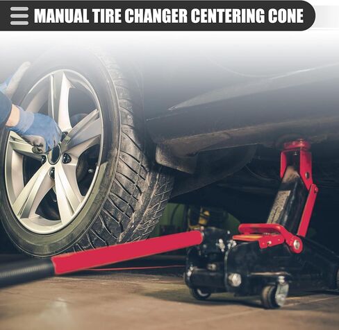 Motoforti Manual Tire Changer Centering Cone, Upgrade Wheel Balancer Hold Down Cone, 1.67" Diameter Center Post for Car Truck RV SUV, Metal, Silver Tone in Saudi Arabia