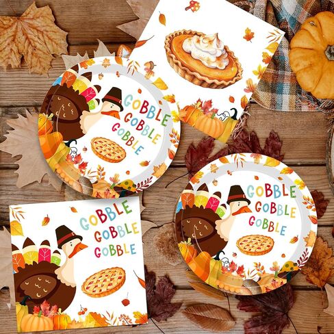Happy Birthday Decorations Birthday Party Supplies Set with Birthday Balloon Confetti Design Includes Birthday Plates and Napkins Disposable Paper Tableware Set for Boys/Girls Birthday Party Supplies in Kuwait