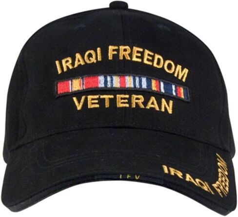 Rothco Deluxe Iraqi Freedom Low Profile Cap – Embroidered Veteran Pride with Adjustable Fit in Saudi Arabia