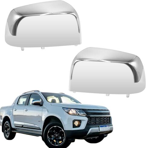 Rear View Mirror Cover Cap Fit for 2015-2022 Chevy Colorado GMC Canyon Exterior Mirror Covers Decoration Trims (Black) in Saudi Arabia