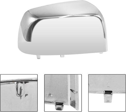 Rear View Mirror Cover Cap Fit for 2015-2022 Chevy Colorado GMC Canyon Exterior Mirror Covers Decoration Trims (Black) in Saudi Arabia