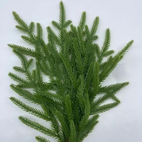 1PC Durable PE Pine Garland - 18-inch Lifelike Needle Clusters, Ideal for Designer Vases, Green in Saudi Arabia