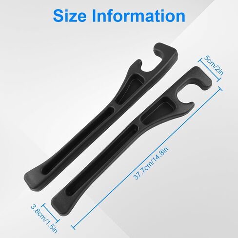 2PCS Car Seat Gap Filler,Anti-Drop Car Seat Crack Organizer,Prevent Items Falling Between Seats - Flexible & Durable for Universal Vehicles,Car Interior Accessories(Black) in Saudi Arabia