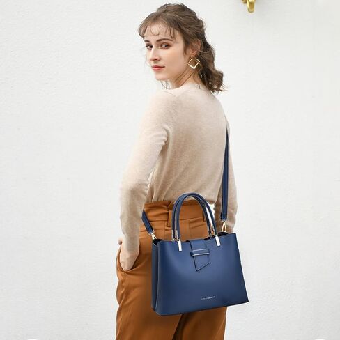 PORRASSO حقيبة يد الموضة المحافظ النساء حقائب بيد علوية السيدات حقيبة كروسبودي حقيبة بولي Leather حقائب كتف جلدية الأخضر in Kuwait