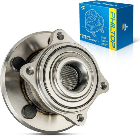 PHILTOP 512369 Rear Wheel Bearing Fit for Dodge Charger 2009-2014, Chrysler 300 2009-2014, Dodge Challenger 2008-2014, 5 Lugs Wheel Hub Assembly No ABS in Saudi Arabia