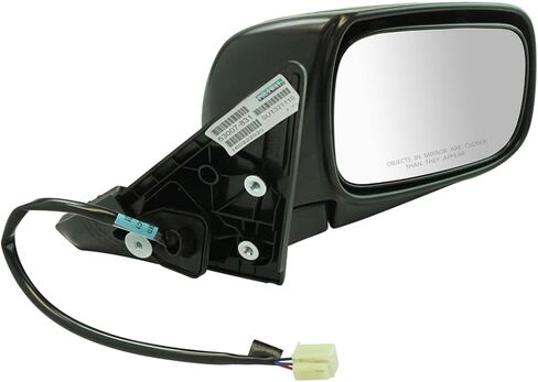 Passenger Side Mirror Assembly Electric Adjustment Non-Heated No Memory Black Compatible with 2005-2008 Subaru Forester SU1321110 in Saudi Arabia