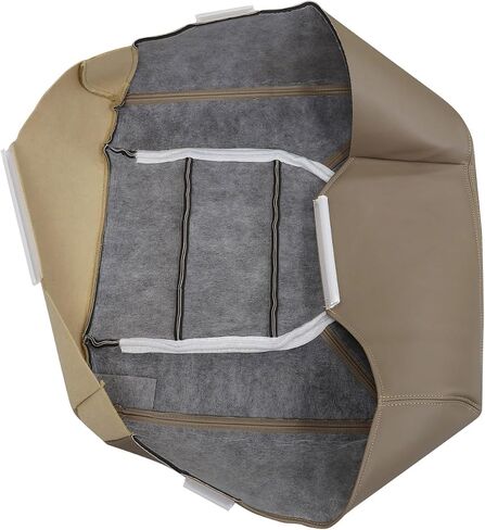 NLQR Tan Leather Passenger Side Bottom Replacement Seat Cover Compatible with Ford F250 F350 F450 F550 Lariat XLT 1999 2000 in Saudi Arabia