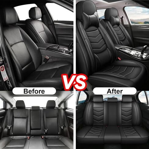 Car Seat Covers Fit for Buick Envista 2024-2025 Daily Commutes Durable and Side Airbag Compatibility Sports Seat Cover, Full Set, Black in Saudi Arabia