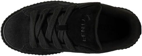 PUMA Kids Girls Creeper Phatty Corduroy Lace Up Sneakers Shoes Casual - Black in Saudi Arabia