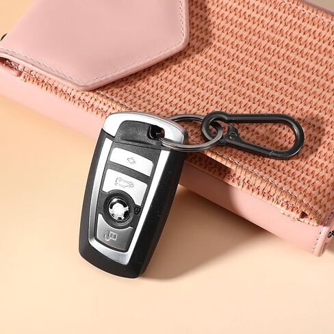 3 Pack Metal Keychain, KeyRing Clip Key Holder Organizer Small Carabiner Keychain Clip for Home Car Keys Silver Gold Black in Saudi Arabia