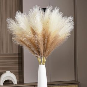 9 Pcs Black Pampas Grass Decor, 38Inch Tall Faux Pompous Grass Bulk, Long Artificial Pompas Floral Feathers for Floor Vase,Gothic Room Decoration,Wedding,Party,Halloween,Home and Boho Decor in Kuwait