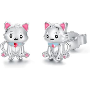 Gecko Earrings Lizard Earrings S925 Sterling Silver Cute Animal Gecko Lizard Stud Earrings Lizard Jewelry Gifts for Women Reptile Lovers in Kuwait