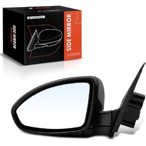 A-Premium Driver Side Power Door Mirror - Compatible with Chevrolet Cruze 2011-2015, Cruze Limited 2016 - Heated Manual Folding Black Outside Rear View Mirror - Replace# 19258659 in Kuwait