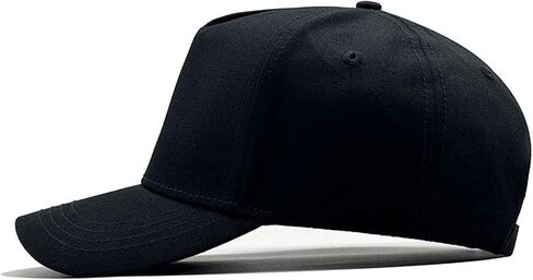 5 Panels Men's Baseball Caps High Crown Structured Cotton Blank Baseball Hats Oversize Curved Brim Sun Hats K316 in Saudi Arabia