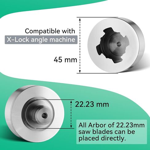 Dreyoo Grinder Lock to 5/8''-11 Thread, Compatible with XLOCK Angle Grinder Cutting Blade, with 5/8''-11 Flange Lock Nut, Stainless Steel Diamond Core Drill Bit Adapter in Saudi Arabia