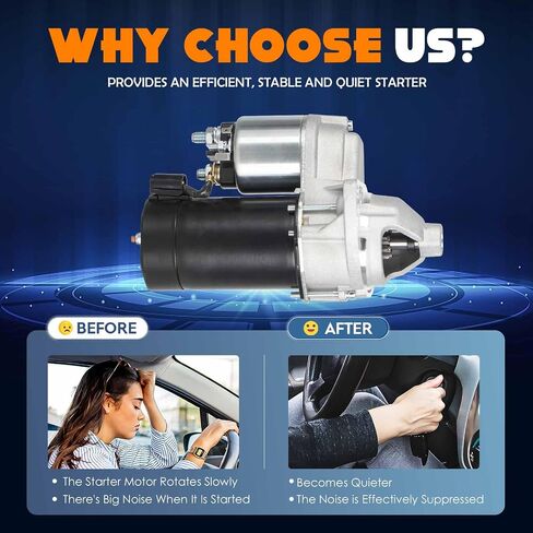 TadaMark New Starter 1.9L Fit for Saturn SL SL1 SL2 1991-2002 Fit for Saturn SC1 SC2 1993-2002 Fit for Saturn SC 1999-1992 Fit for Saturn SW1 1993-1999 for SW2 93-01 410-40000 21023232 in Saudi Arabia