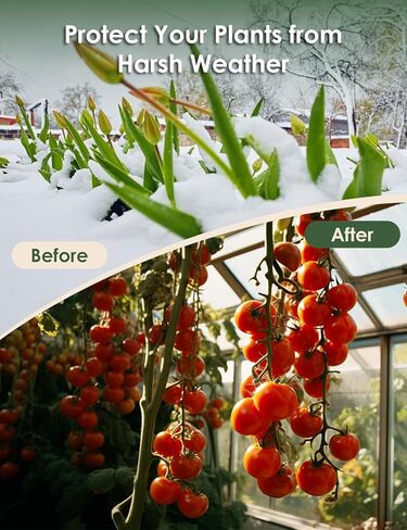 20 مل من القماش المشمع PVC الشفاف مقاس 8 × 10 قدم، قماش الفينيل الشفاف المقاوم للماء والرياح للفناء والعريشة والحديقة والمظلة المقاومة للمطر وغطاء سميك من البولي فينيل كلوريد مع حلقات تثبيت (8 × 10 قدم) in Kuwait