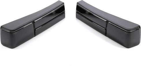 زوج من مصابيح الذيل HECASA المتوافقة مع 1987-1993 Ford Mustang لاستبدال FO2800168 FO2801168 مع مصابيح المصابيح الخلفية للمصابيح الخلفية - عدسات الدخان in Kuwait