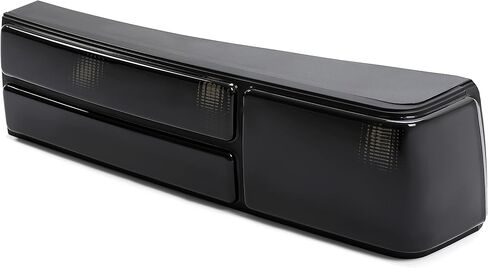 زوج من مصابيح الذيل HECASA المتوافقة مع 1987-1993 Ford Mustang لاستبدال FO2800168 FO2801168 مع مصابيح المصابيح الخلفية للمصابيح الخلفية - عدسات الدخان in Kuwait