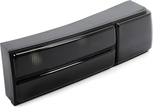 زوج من مصابيح الذيل HECASA المتوافقة مع 1987-1993 Ford Mustang لاستبدال FO2800168 FO2801168 مع مصابيح المصابيح الخلفية للمصابيح الخلفية - عدسات الدخان in Kuwait