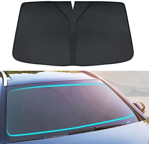 Fit for Mercedes Benz S Class W221 2005-2013, Windshield Sun Shade, Foldable Car Windshield Sun Shade, Sunshade for Car Windshield in Saudi Arabia