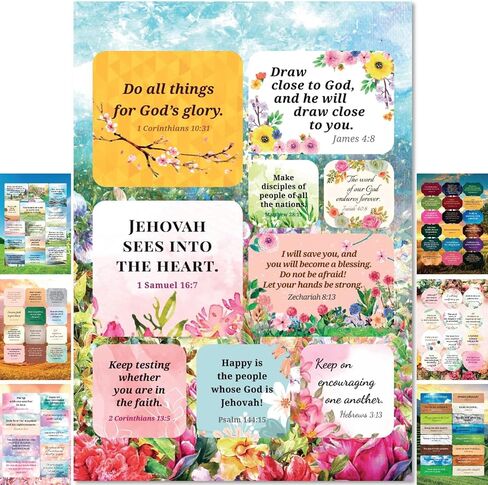 -1pack- English 90 Labels JW Premium Bible Bible Stickers Jehovah Witness Pioneer Gifts Advices Accessories | لاحظ الملصقات الإنجليزية. ( علية) in Kuwait