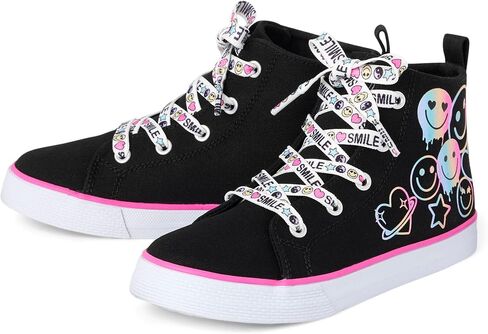 The Children's Place Girl's Casual Lace Up Hi Top Sneakers in Saudi Arabia