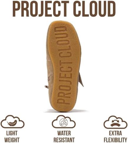 Project Cloud Kids Chukka Boots Genuine Leather Ankle Boots for Boys & Girls - Non-Slip Fall Shoes Girls Boots for Kids with Memory Foam Insole & Gum Rubber Sole Girls Shoes (LILWALLYBOOT) in Saudi Arabia