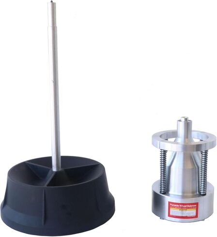 Portable Bubble Balancer Wheel Balancer with Bubble Level Static Balancing Machine Tire Changer Auto Car Wheel Repair Balancer (Black) in Saudi Arabia