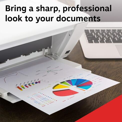 Staples Inkjet & Laser Paper ، 8 1/2 "× 11" ، حالة أبيض مشرق ، 4 حار in Kuwait