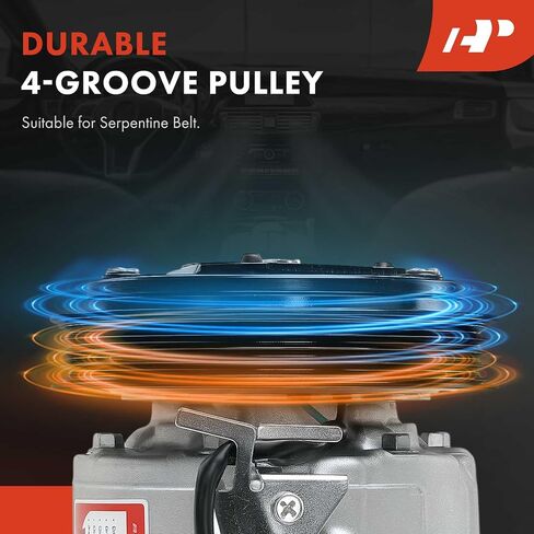 A-Premium Air Conditioner AC Compressor with Clutch Compatible with Chevrolet Corvette 2020 2021 2022 2023 in Saudi Arabia