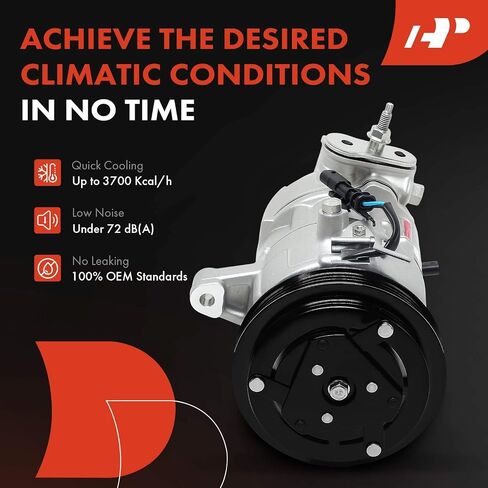 A-Premium Air Conditioner AC Compressor with Clutch Compatible with Chevrolet Corvette 2020 2021 2022 2023 in Saudi Arabia