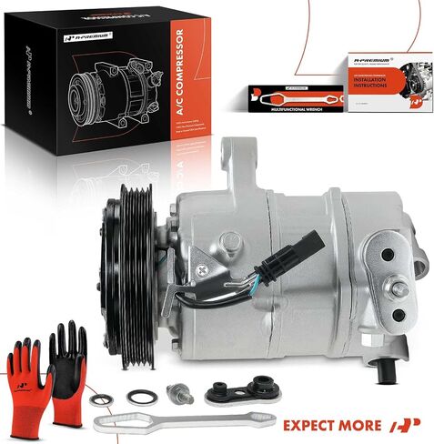 A-Premium Air Conditioner AC Compressor with Clutch Compatible with Chevrolet Corvette 2020 2021 2022 2023 in Saudi Arabia