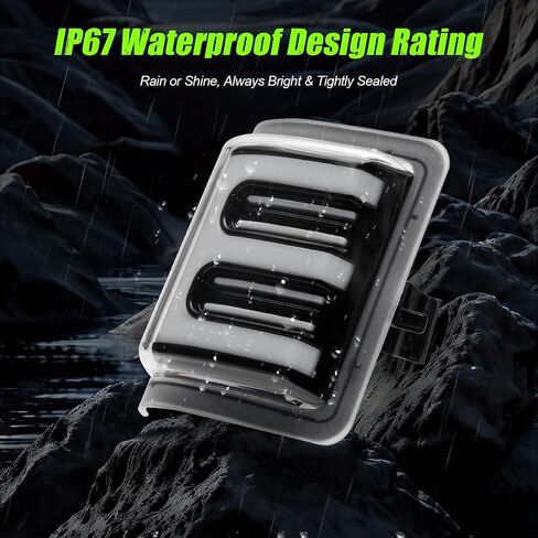 LED Tow Mirror Sequential Turn Signal Lights Compatible with 2008-2016 F250 F350 F450 F550 Super Duty 2013-2014 F150 White Driving/Parking Light Amber Blinker 2PCS Clear Lens in Kuwait