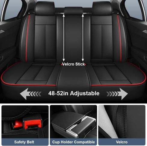 أغطية مقاعد السيارة لسيارة Hyundai IONIQ 5 2022-2026، أغطية مقاعد من جلد نابا بتغطية كاملة مع دعم أسفل الظهر، مقاومة للماء ومضادة للخدش طوال الموسم (مجموعة كاملة، بيج-قهوة) in Kuwait