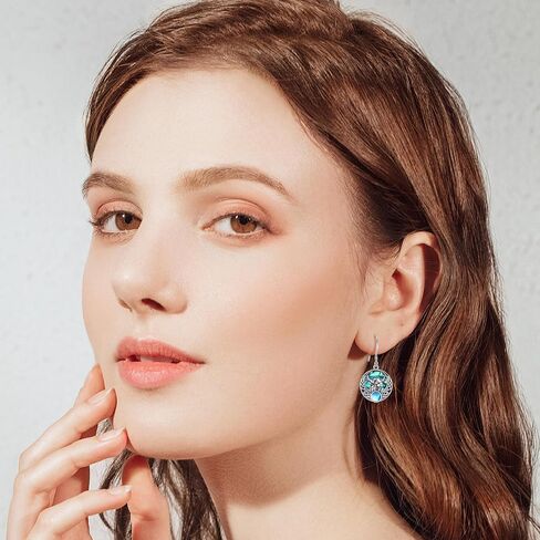 Highland Cow Earrings 925 Sterling Sliver Highland Cow Cute Dangle Earring Cow Jewelry Themed Gifts for Women in Saudi Arabia