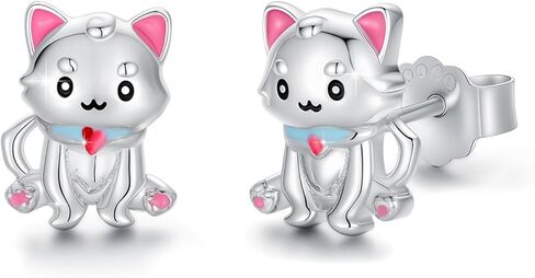 Gecko Earrings Lizard Earrings S925 Sterling Silver Cute Animal Gecko Lizard Stud Earrings Lizard Jewelry Gifts for Women Reptile Lovers in Kuwait