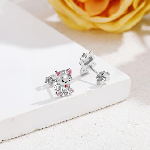 Gecko Earrings Lizard Earrings S925 Sterling Silver Cute Animal Gecko Lizard Stud Earrings Lizard Jewelry Gifts for Women Reptile Lovers in Kuwait
