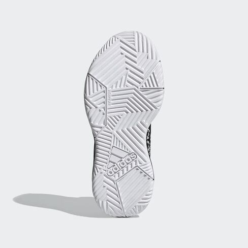 adidas Ownthegame 2.0 Basketball Shoe, Black/White/Black, 10.5 US Unisex Little Kid in Saudi Arabia