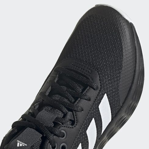 adidas Ownthegame 2.0 Basketball Shoe, Black/White/Black, 10.5 US Unisex Little Kid in Saudi Arabia