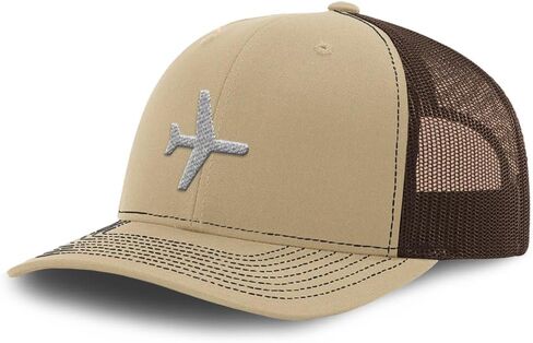 Custom Richardson Mesh Cap Hat Embroidered Airplane Mode A Embroidery Trucker Hats for Men & Women in Saudi Arabia