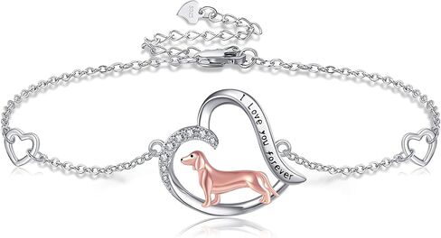 سوار بطة من الفضة الاسترليني على شكل قلب بطة لطيف هدايا مجوهرات بطة للنساء in Kuwait