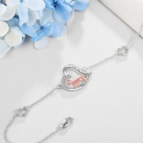 سوار بطة من الفضة الاسترليني على شكل قلب بطة لطيف هدايا مجوهرات بطة للنساء in Kuwait