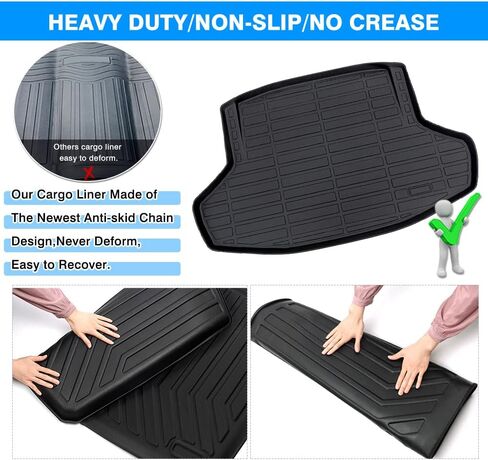 Cartist Cargo Liner Compatible with BMW 5 Series G30 2017-2023 Accessories All Weather Trunk Liner for 520i 530e 530i 535i 540i 540d 550i, Heavy Duty in Kuwait