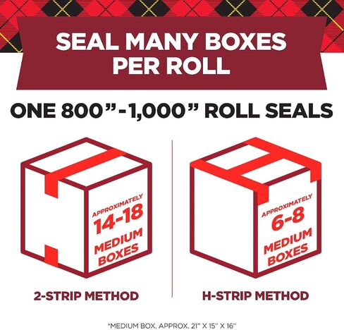 Scotch Secure Seal Packaging Tape, Packing Tape for Shipping and Moving, 1.88 in x 54.6 yd, 6-Pack in Kuwait