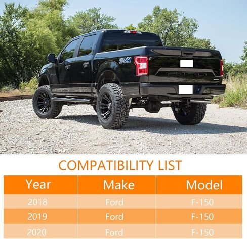 مجموعة مصابيح الذيل متوافقة مع 2018 2019 2020 Ford F150 F-150، مصباح الفرامل الخلفي لمصباح الفرامل الخلفي من الهالوجين، استبدال الجانب الأيمن للراكب in Kuwait