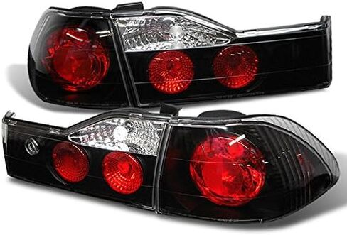AKKON - For 2001-2002 Honda Accord 4-Door Sedan JMD Black Tail Brake Lights Rear Lamps Pair in Saudi Arabia