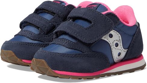 حذاء رياضي Saucony Originals Jazz Hook & Loop (للأطفال الصغار/الأطفال الصغار)، أزرق داكن/فضي/وردي، 7 US للجنسين in Saudi Arabia