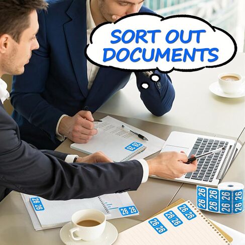 500 PCS 2025 ملصقات سنة ، وملصقات مجلد ملفات مقاومة للماء ، وعلامات مستطيلات ذاتية اللصق لمجلدات النهاية والأظرف ، وعلامات الأرقام ، والمكاتب والمستلزمات المنزلية (الأخضر) in Kuwait